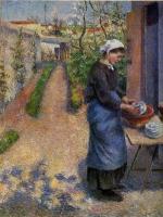 Pissarro, Camille - Young Woman Washing Plates